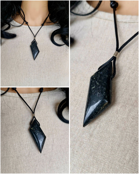 Pendant - magnetite (magnetite) "Galaxy"