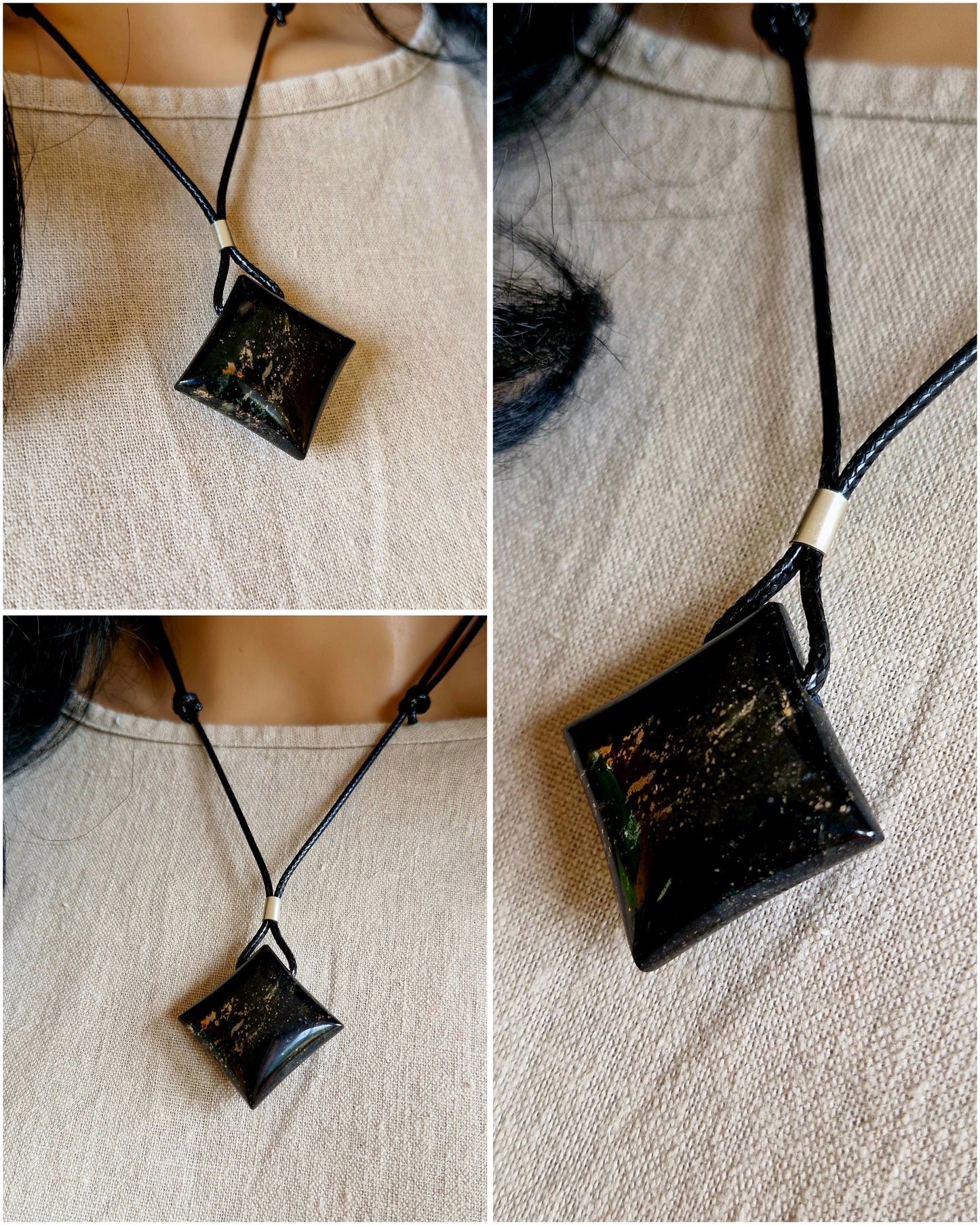 Pendant - magnetite + pyrite (magnetite + pyrite)