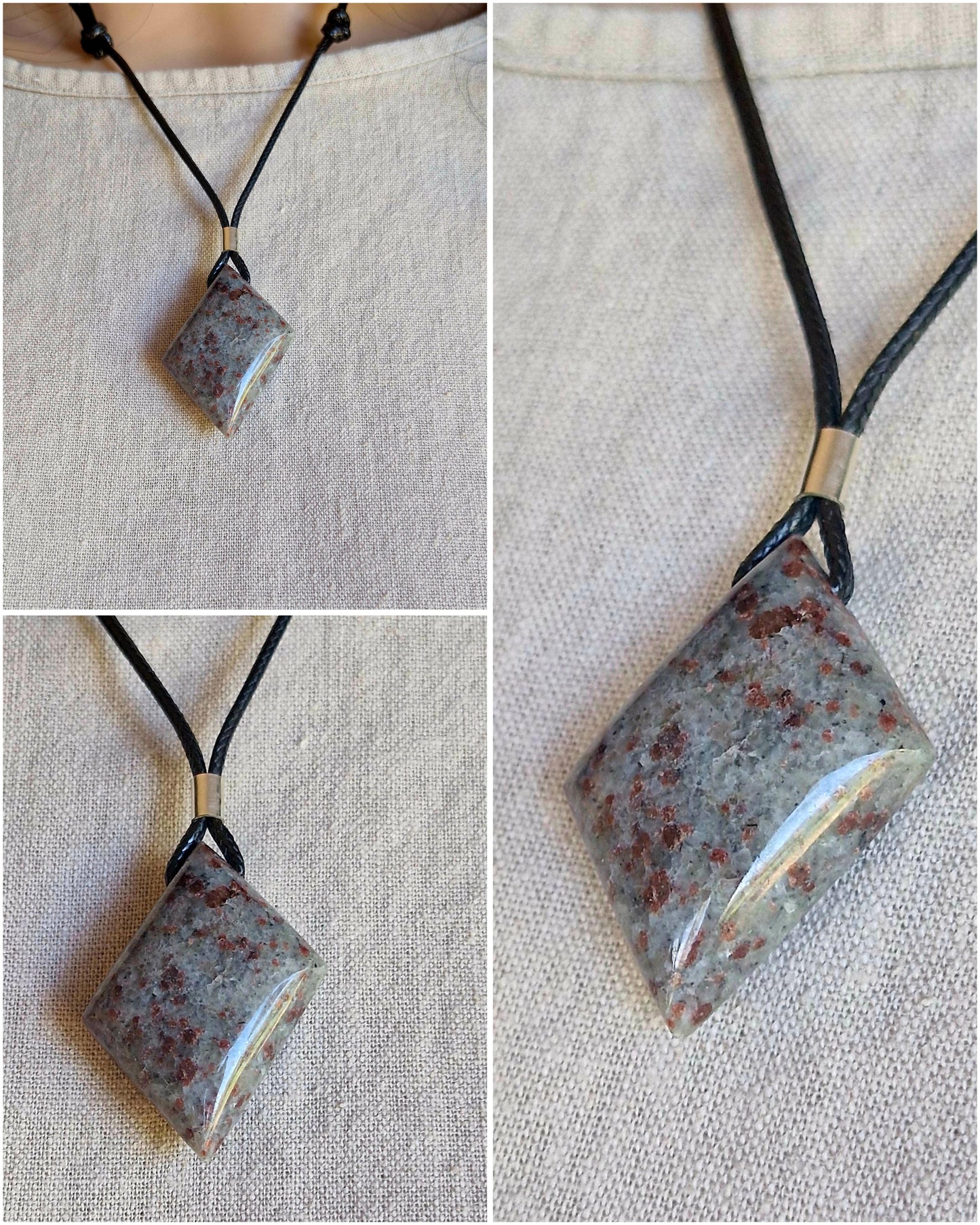 Kulons - kvarcīts+granāti (quartzite+garnet)